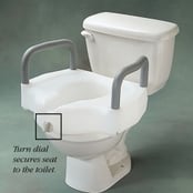 Toilet Seat with Arms
