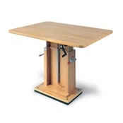 Hausmann® Work Table with Crank Hydraulic Lift
