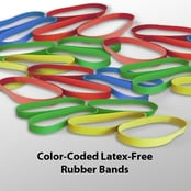 Color-Coded Latex-Free Rubber Bands