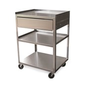 Stainless Steel Cart with Drawer