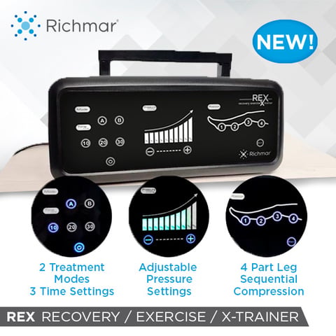 REX Combo Pneumatic Compression System - North Coast Medical
