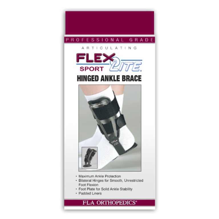 FLA Flexlite Articulating Hinged Sport Ankle Brace - Large 