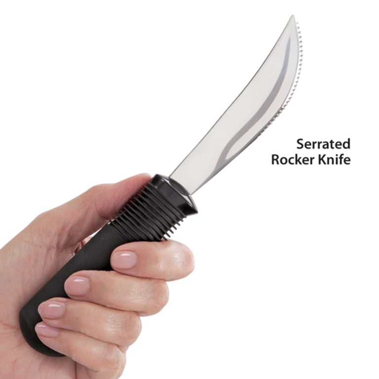 Couteau Dentelé NorCo Big Grip : Confort et Indépendance à Table -  Senso-Care – Senso-Care