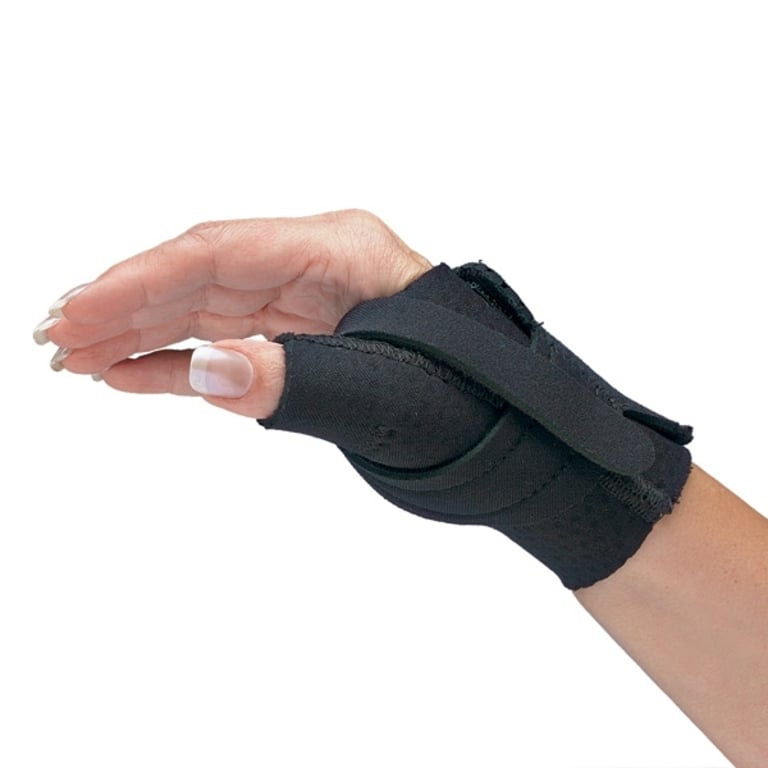  Comfort Cool Thumb CMC Restriction Splint. Patented Thumb Brace  Provides Support and Compression. Helps with Arthritis, Tendinitis,  Surgery, Dislocations, Sprains, Repetitive Use. Left Medium : Health &  Household