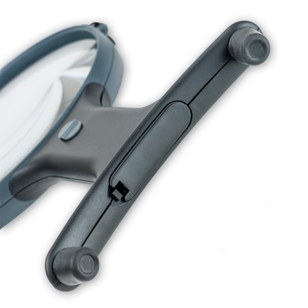 Carson LED MagniShine 2X hands-free magnifying glass, illuminated